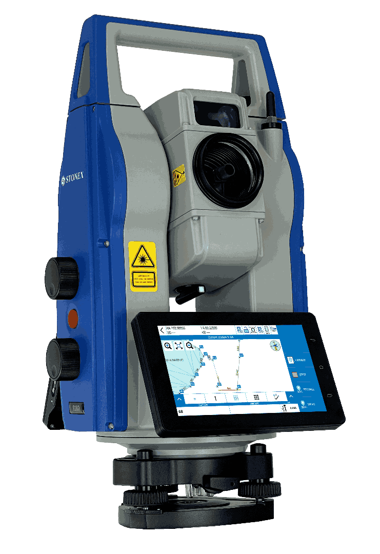 The R180 is a highly accurate and fast Android robotic station. It features a rotation speed of 180°/sec and an EDM accuracy of 1 mm + 1 ppm, with a range of up to 1000 m without a prism. The R180 is available in two versions, 0.5″, 1″ and 2″ second. For all models, the quietness and smoothness in prism searches and rotations are among the most observed and appreciated features.


Equipped with the Android operating system, the R180 has Cube-a as onboard software. This enables users to navigate online and interact with the touch screen in an easy and familiar way.


The Cube-a onboard software includes all the classic functions of the program, as well as the integration of jobs done with GNSS and surveys done with the total station. This allows operators to achieve complex and professional work in a short time and with high accuracy. Additionally, the R180 has a camera and a light guide to further facilitate field work.


The R180 Robotic total station boasts a rotation speed of 180°/sec, making it one of the fastest in its product category. Not only is it speedy, but it is also impressively quiet, with noise levels among the lowest in its class.